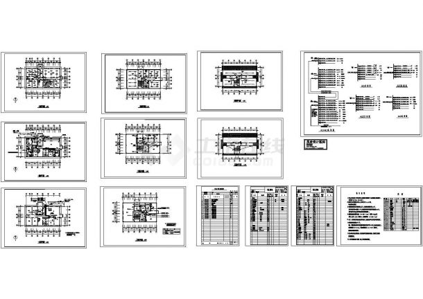 某二层综合楼办公楼电气设计方案施工图，含设计说明-图一