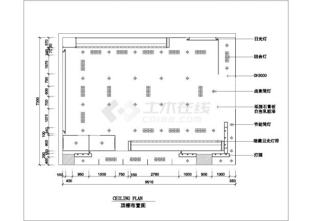 某服装店CAD节点完整平面图-图一