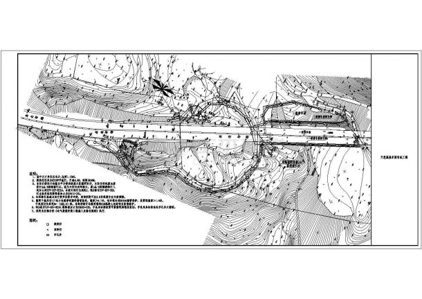 温泉乐园市政工程电气设计cad施工图（甲级设计院设计）-图一