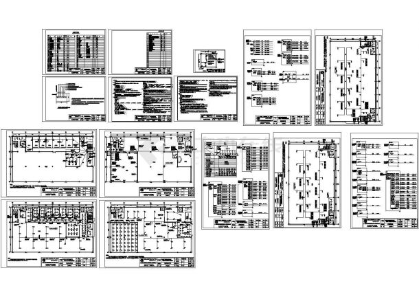 某公司5层办公楼电气设计全套施工图纸-图一