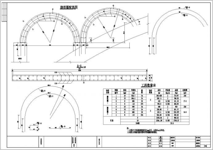 某24m钢筋混凝土板拱桥CAD大样详细设计完整施工图_图1