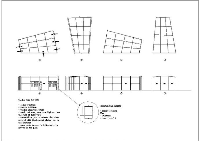 某服装商店CAD节点完整构造详细施工图_图1