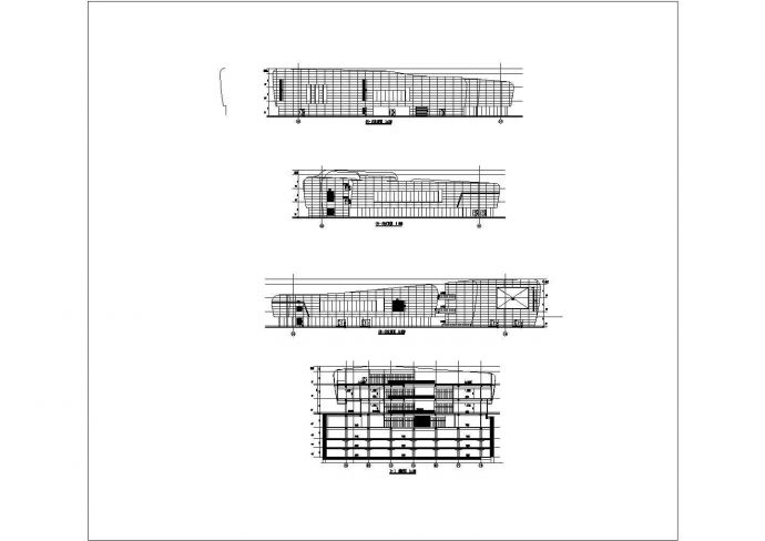 某浦江国际金融广场施工图附楼立面CAD节点完整构造图_图1