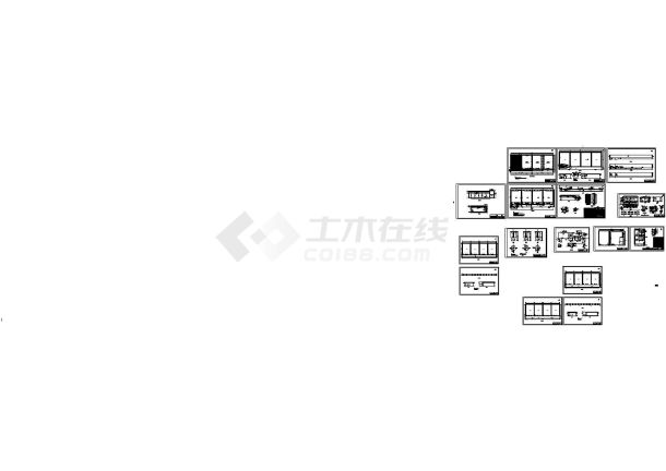 某制药厂污水处理工程设计cad图，共十六张-图一