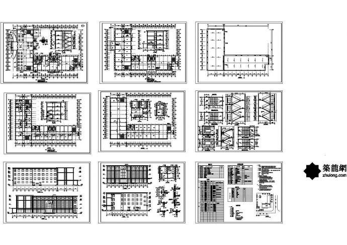 四层小型酒店建筑施工图（含建筑做法说明）_图1