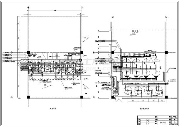 中小型工厂排水设计CAD详细布置图-图一