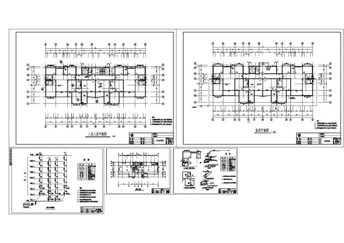 8层室内建筑给水排水设计CAD施工图_图1