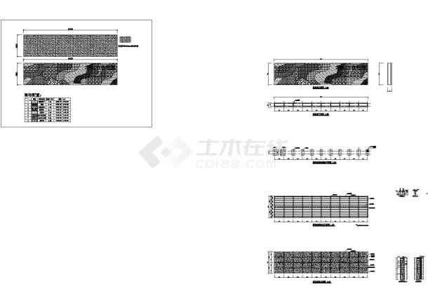 标准单层钢结构活动板房设计cad图，共十三张-图二