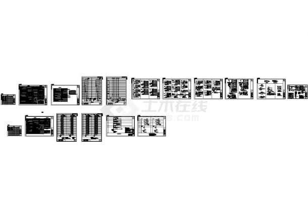 某32层框剪结构底商住宅楼配电设计cad全套电气施工图（含设计说明，含弱电设计）-图一