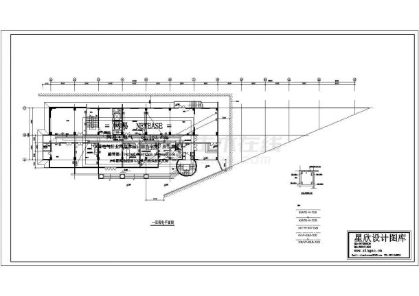 某十二层综合楼电气施工cad图(含弱电设计)-图二