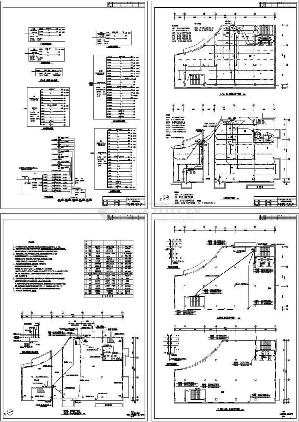 银川市某多层超市电气施工全套图纸设计（含电气设计说明）-图二