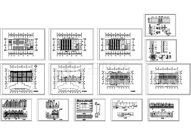 池州广电大厦建筑设计方案图纸-图一
