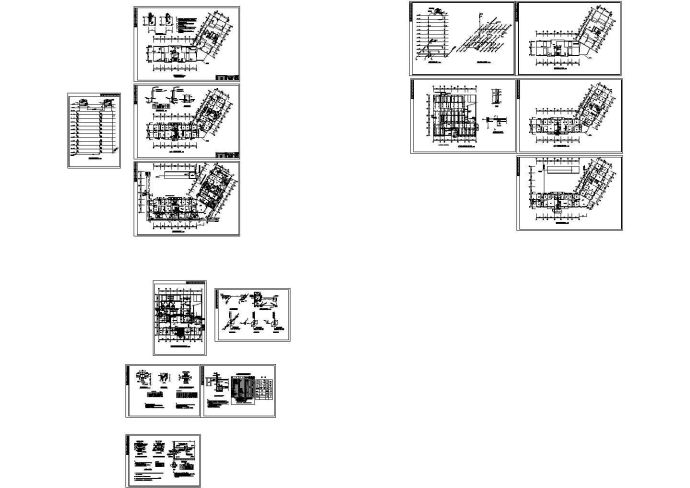 某12层住宅楼带人防给排水设计图_图1