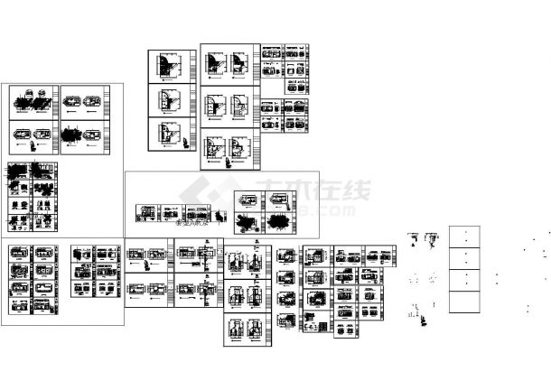 某多层单身公寓楼室内装饰设计cad全套施工图（甲级院设计）-图一