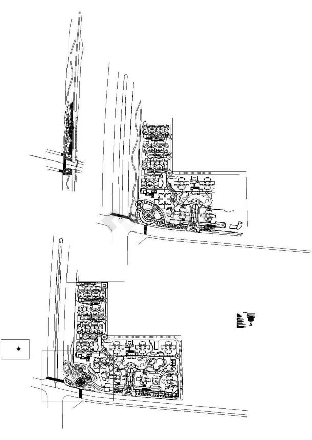 [重庆]住宅小区景观给排水施工图（含给排水设计说明）-图一