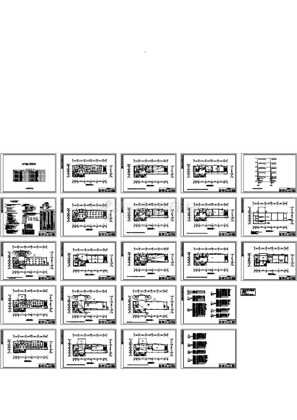 办公楼设计_五层办公楼电气施工cad图(含照明平面图，共二十二张)-图一