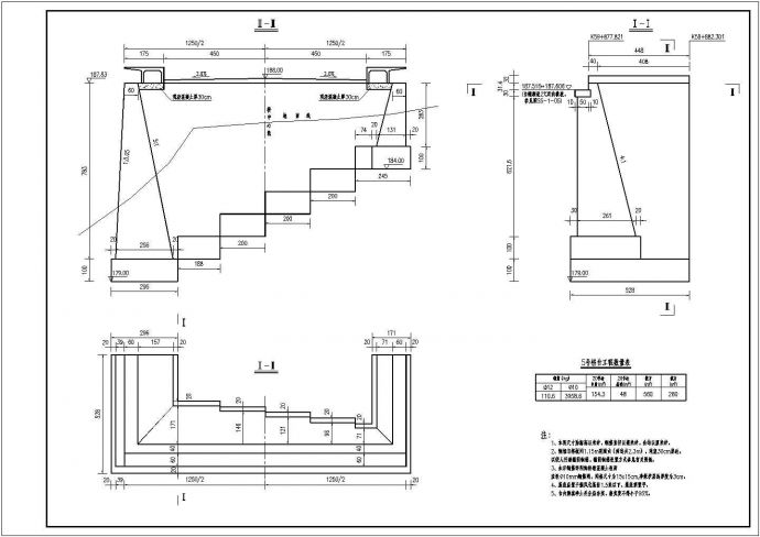 某90m彩虹桥CAD节点详细平面图_图1
