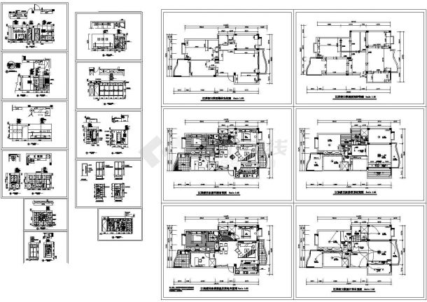 某地区江滨假日家居住宅楼建筑设计方案施工CAD图纸-图一