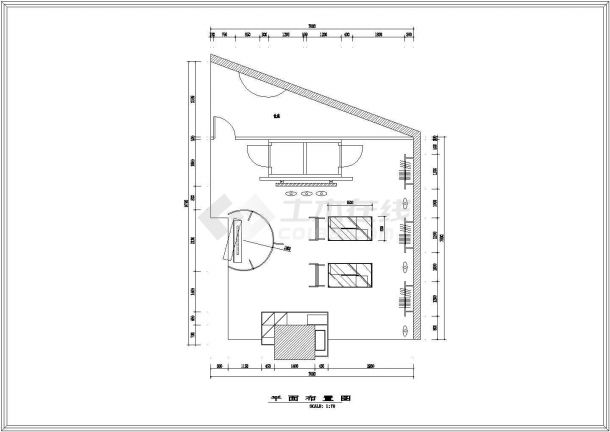 某南京金陵百货专卖店CAD室内完整构造设计装修图-图一