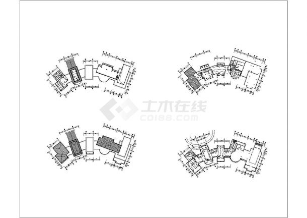 某武汉蔚蓝海岸会所CAD设计完整节点施工图-图一