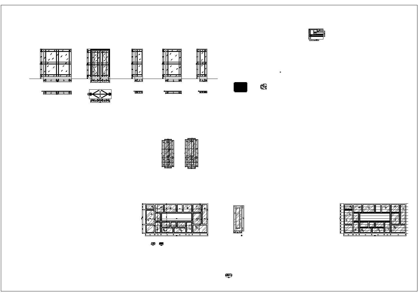 某温泉度假售楼中心设计CAD大样完整构造施工图