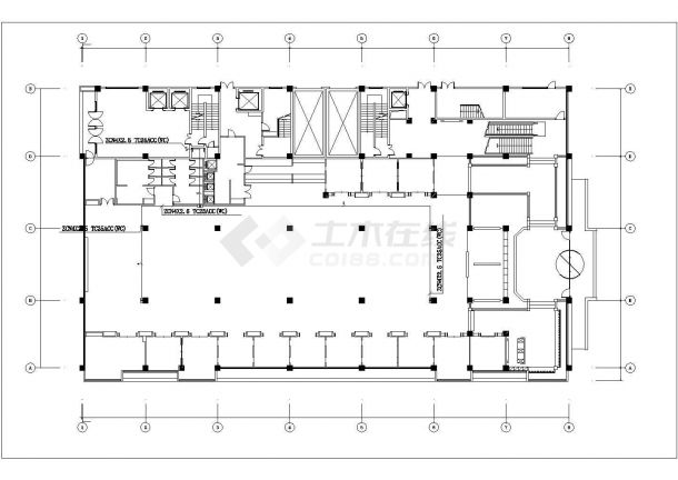 江苏某大酒店强弱电消防CAD电气设计构造全套-图二