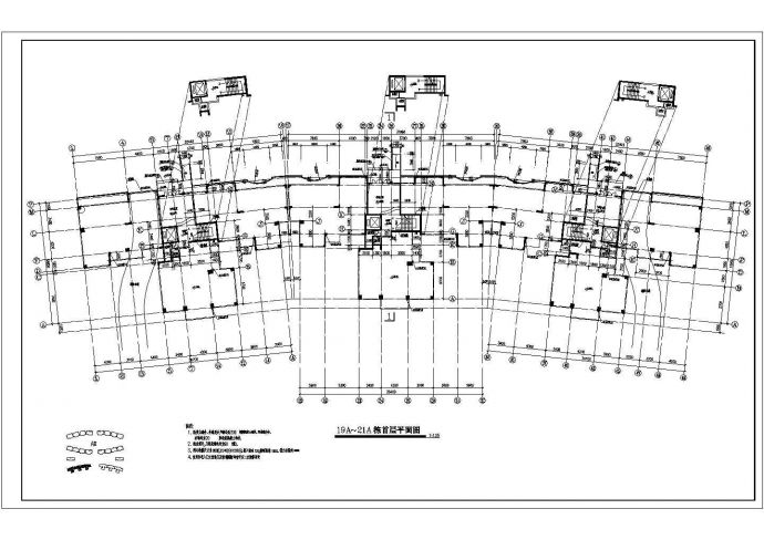 某多层住宅小区总图CAD节点详细平面_图1