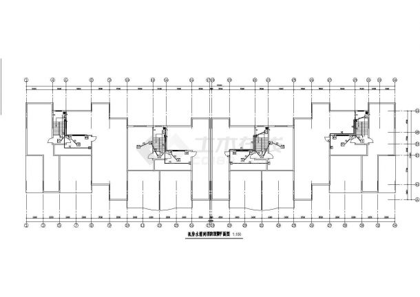 某十二层商住楼强电设计全套CAD构造完整图纸-图二