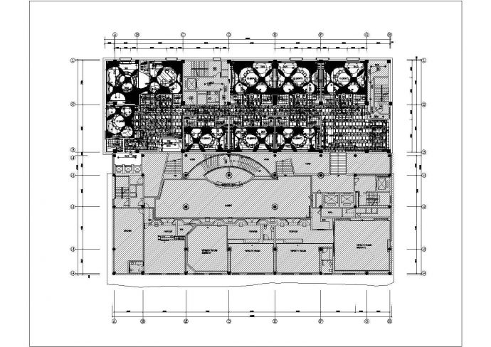 某娱乐中心餐厅CAD完整详细设计构造图纸_图1