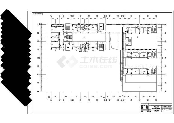 某办公楼配电防雷照明电气图纸全套CAD设计构造图-图二