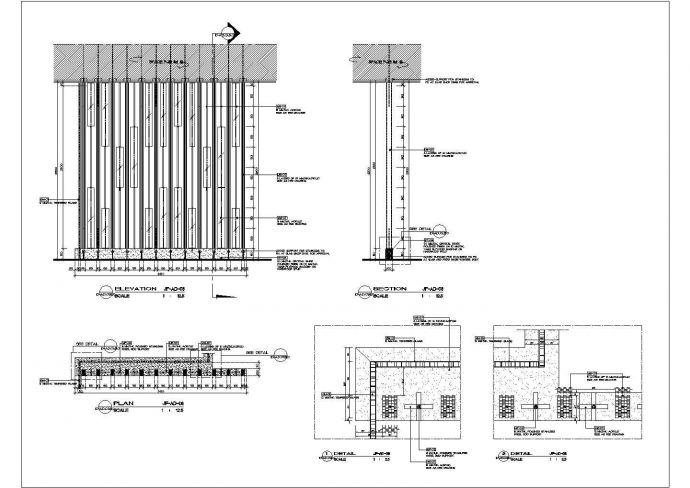 某皇冠酒店全日餐厅施工CAD设计完整图纸_图1