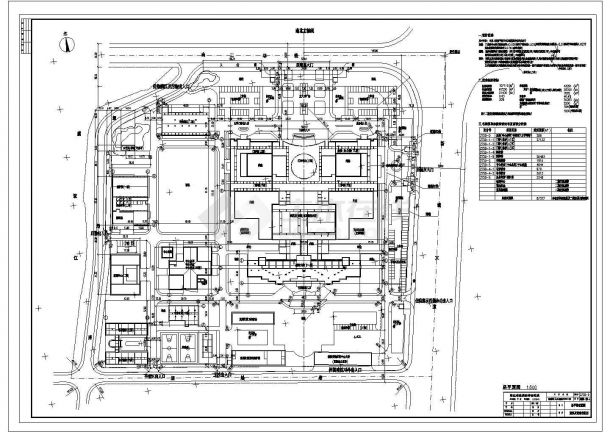 某医院土建CAD节点剖面构造施工图纸-图二
