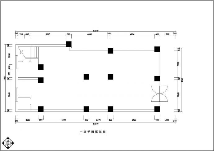 某美容SPA装修CAD详细完整设计施工图纸_图1
