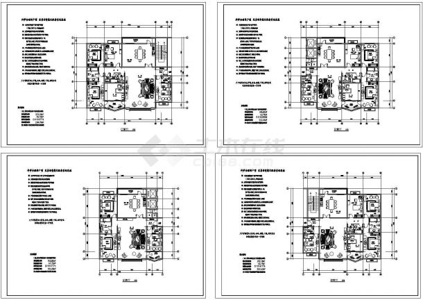 北方某地区小区住宅楼建筑设计方案施工平面CAD图纸-图一