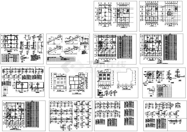 某地私人住宅建筑结构设计CAD全套图纸-图一