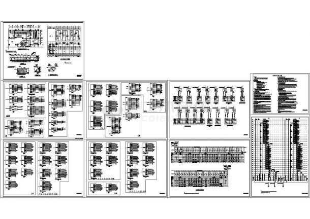 30层商住楼高低压配电系统图，9张图纸。含电气设计总说明-图二