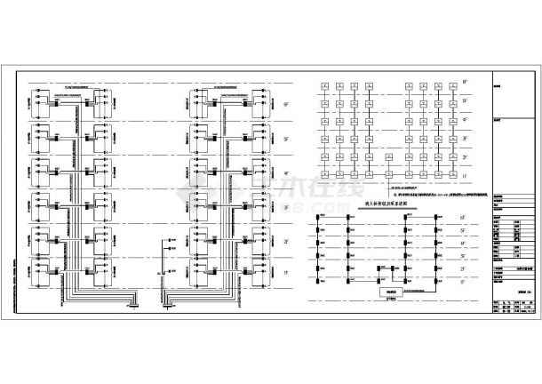 某大学学生宿舍楼电气CAD设计节点完整施工图-图一