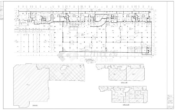 金色蓝庭18层4高层住宅含人防地下室建筑设计施工图-图一