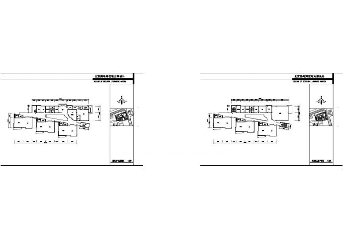 二层幼儿园教学楼建筑设计施工cad图纸，共二张_图1