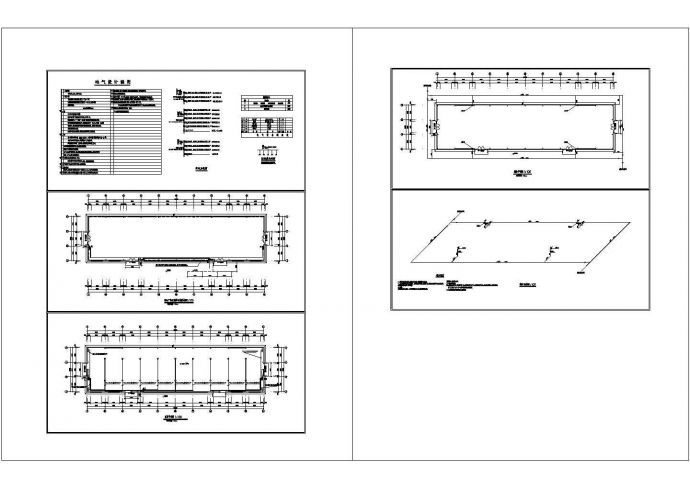 单层厂房水电CAD设计图_图1