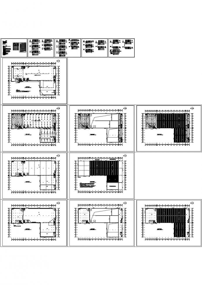 大型厂房电气CAD设计图纸_图1