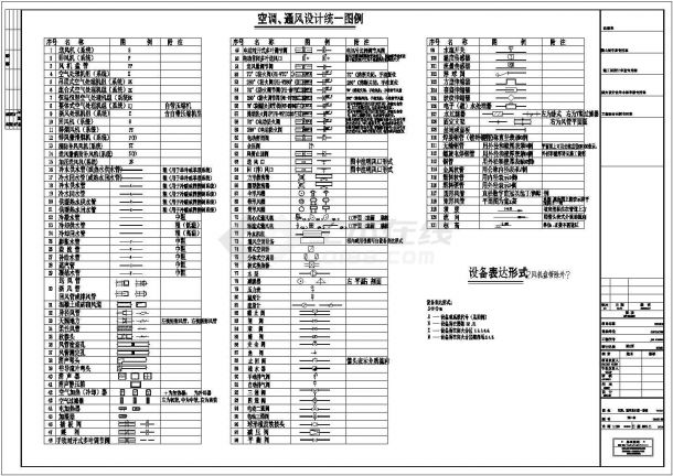 高层商业楼舒适性中央空调系统设计施工cad图-图一