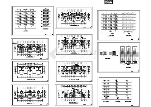 某小高层框架结构住宅楼弱电设计cad全套施工图（甲级院设计，11张图）-图一