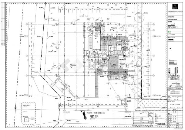 某商业综合体项目平面CAD图-图一