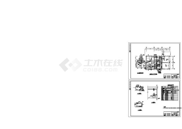 城市污水处理厂成套图纸，含设备材料表及说明-图一