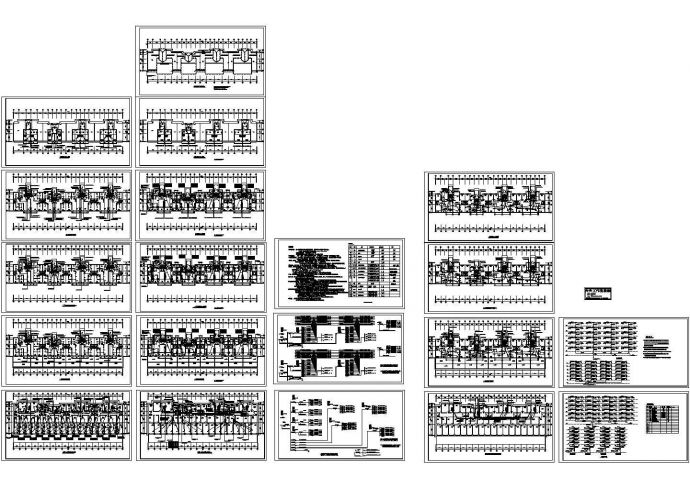某小区多层住宅楼电气设计cad全套施工图（含设计说明，含弱电设计）_图1
