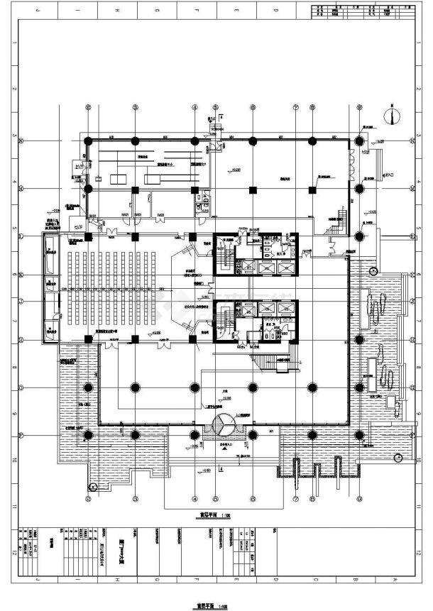 [福建]大厦办公楼工程详细施工设计CAD图纸-图二