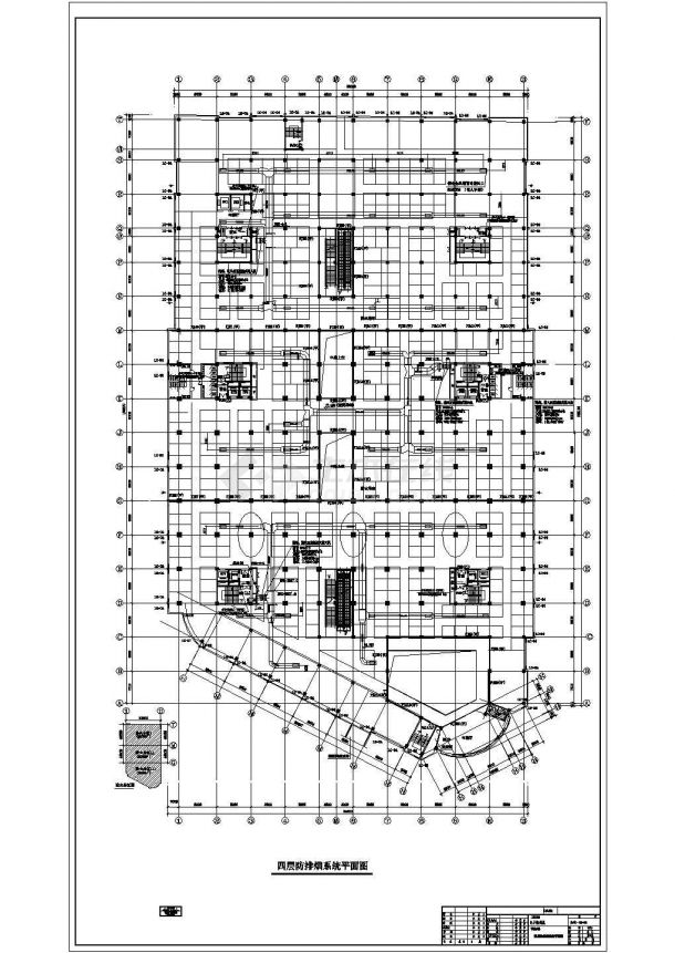 [浙江]某地商业综合性建筑空调及通风排烟系统设计施工图-图一