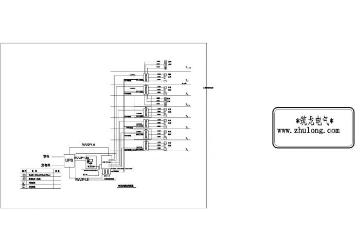 电话网络详细CAD设计系统图_图1