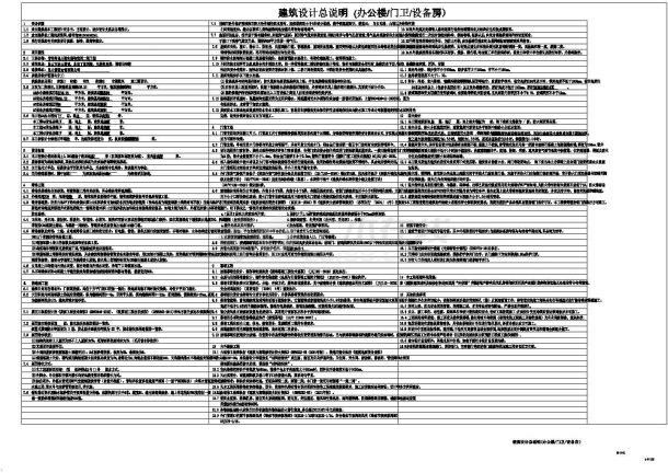 昆山市某五层办公楼框架结构设计施工cad图纸-图二